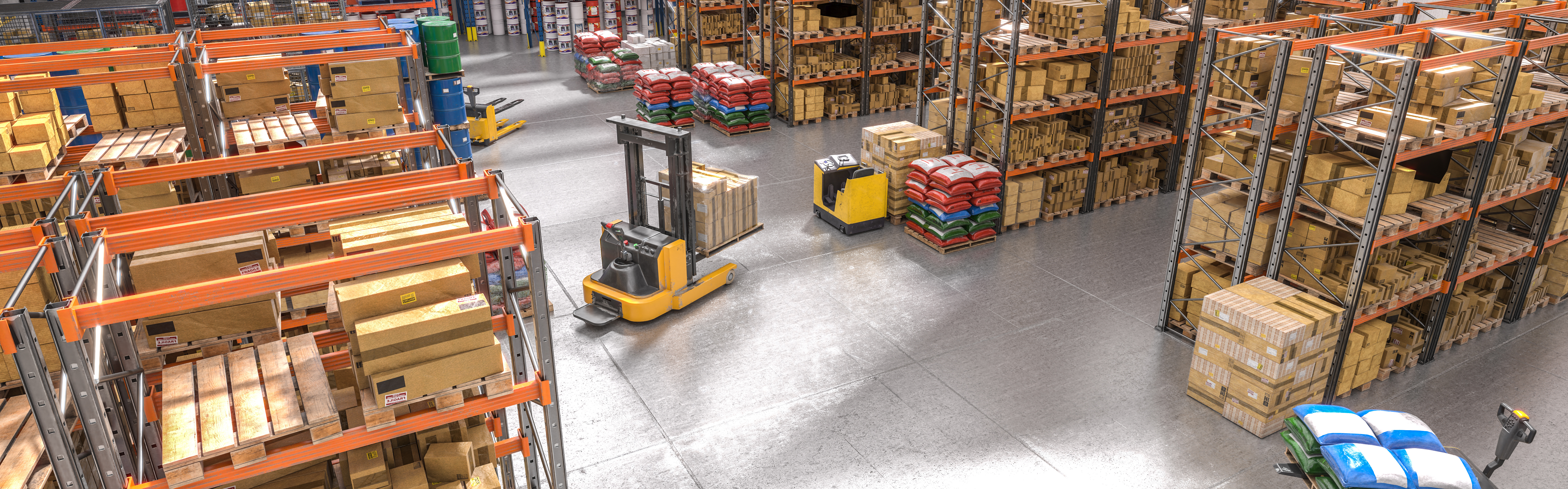 Delta Heavy forklift in operation